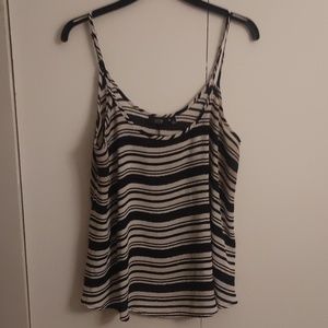 Silky striped cami